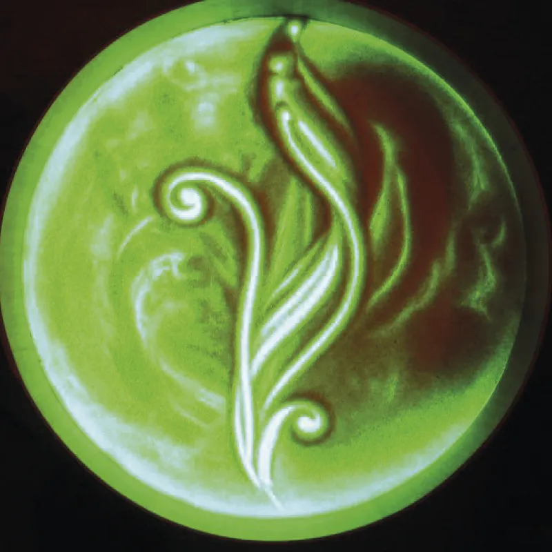 Leuchtkübel "Regenbogen", ca. 47 cm ø