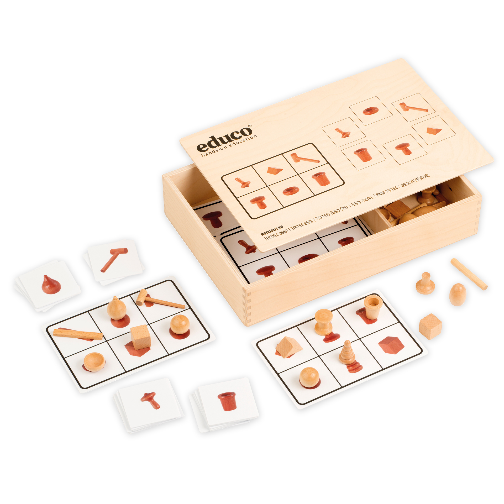 Hagemann Lotto-Spiel "Taktiles Bingo", 61-tlg.