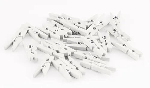 Träklämmor 25 mm (för markeringar), 50 st