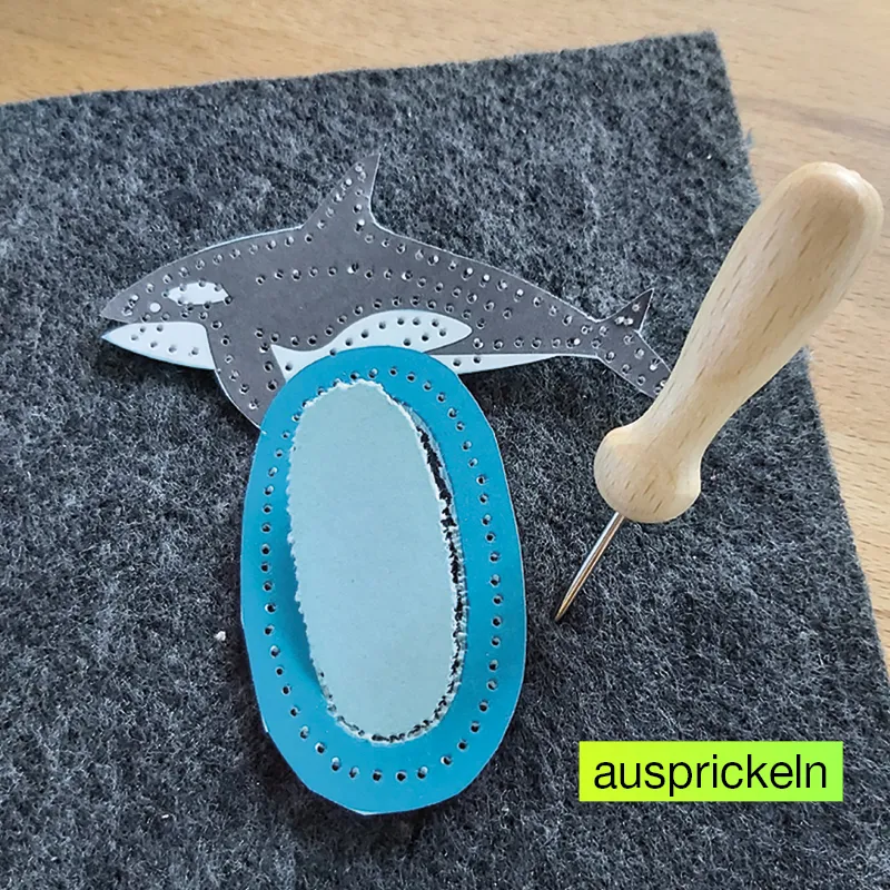 Prickelkarten "ABC", DIN A6, 26 Stück