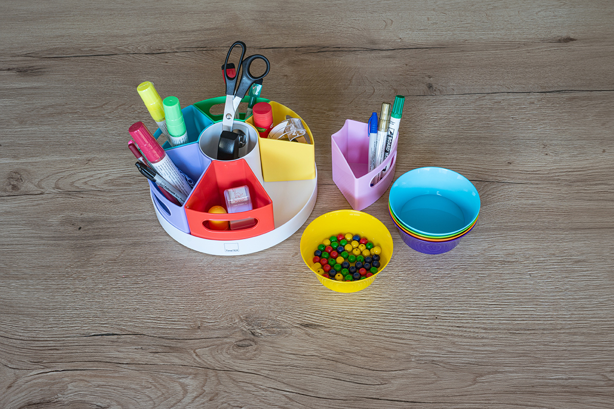 Materialschalen rund in verschiedenen Farben
