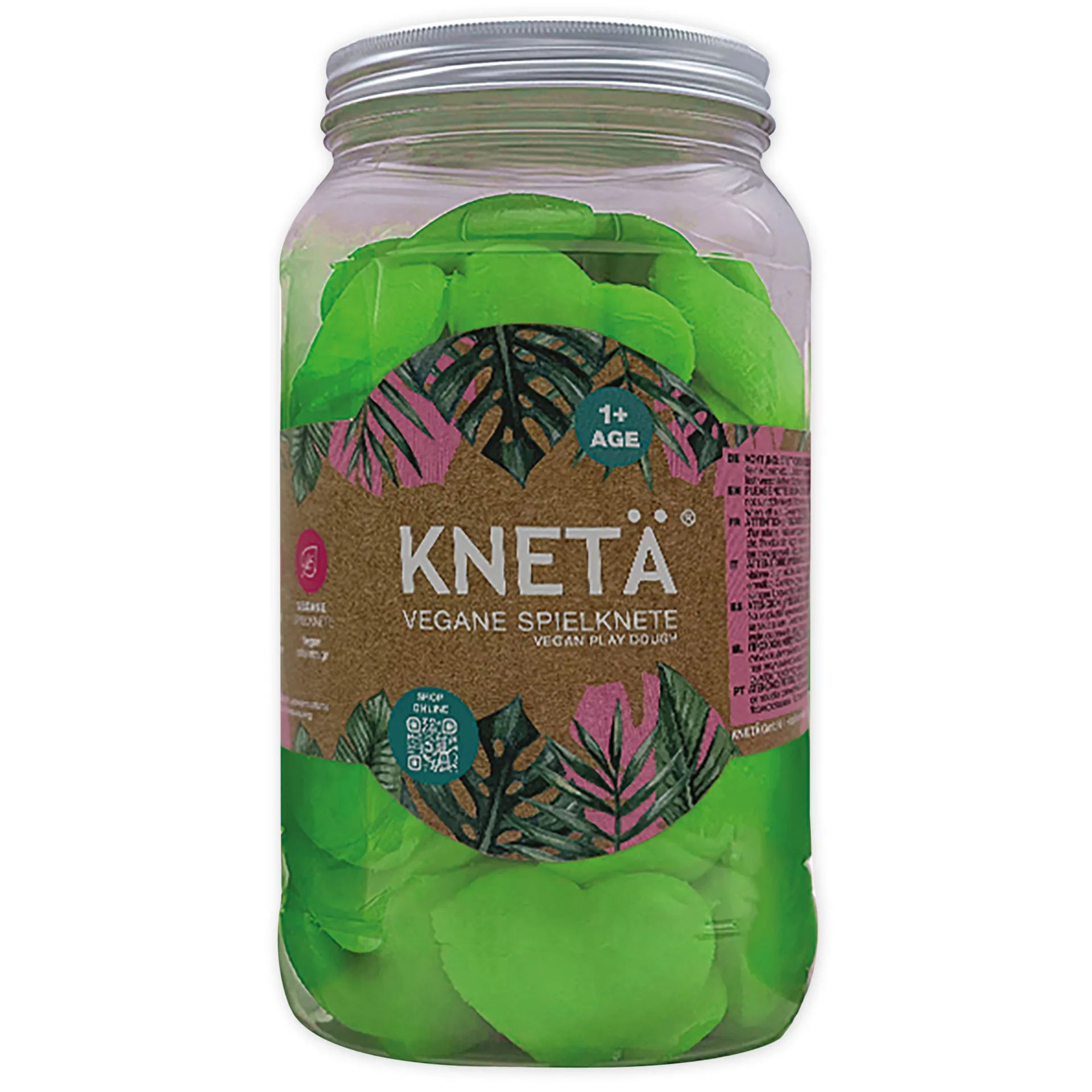 Soft-Knete "Knetä" in Herzform, vegan, 80 Stück
