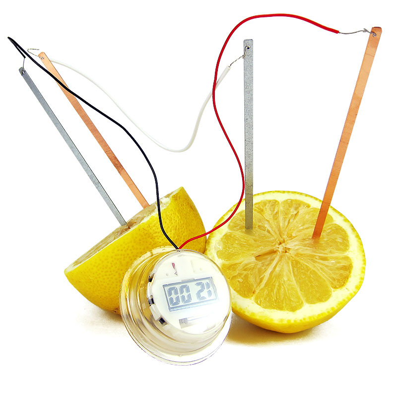 Bausatz "Zitronen-Uhr", 6-tlg.