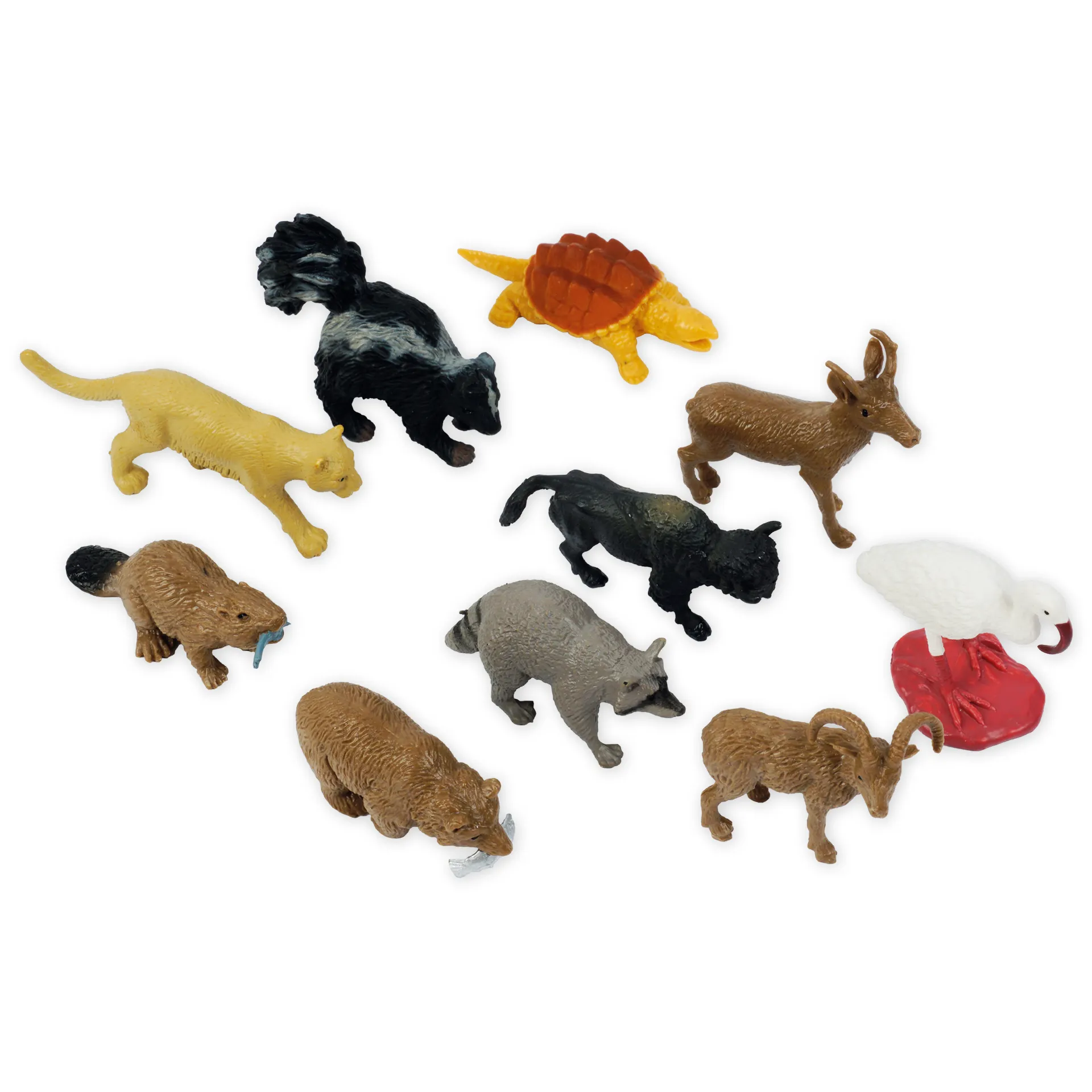TimeTEX Mini-Tiere-Set Nordamerika "Montessori Premium"
