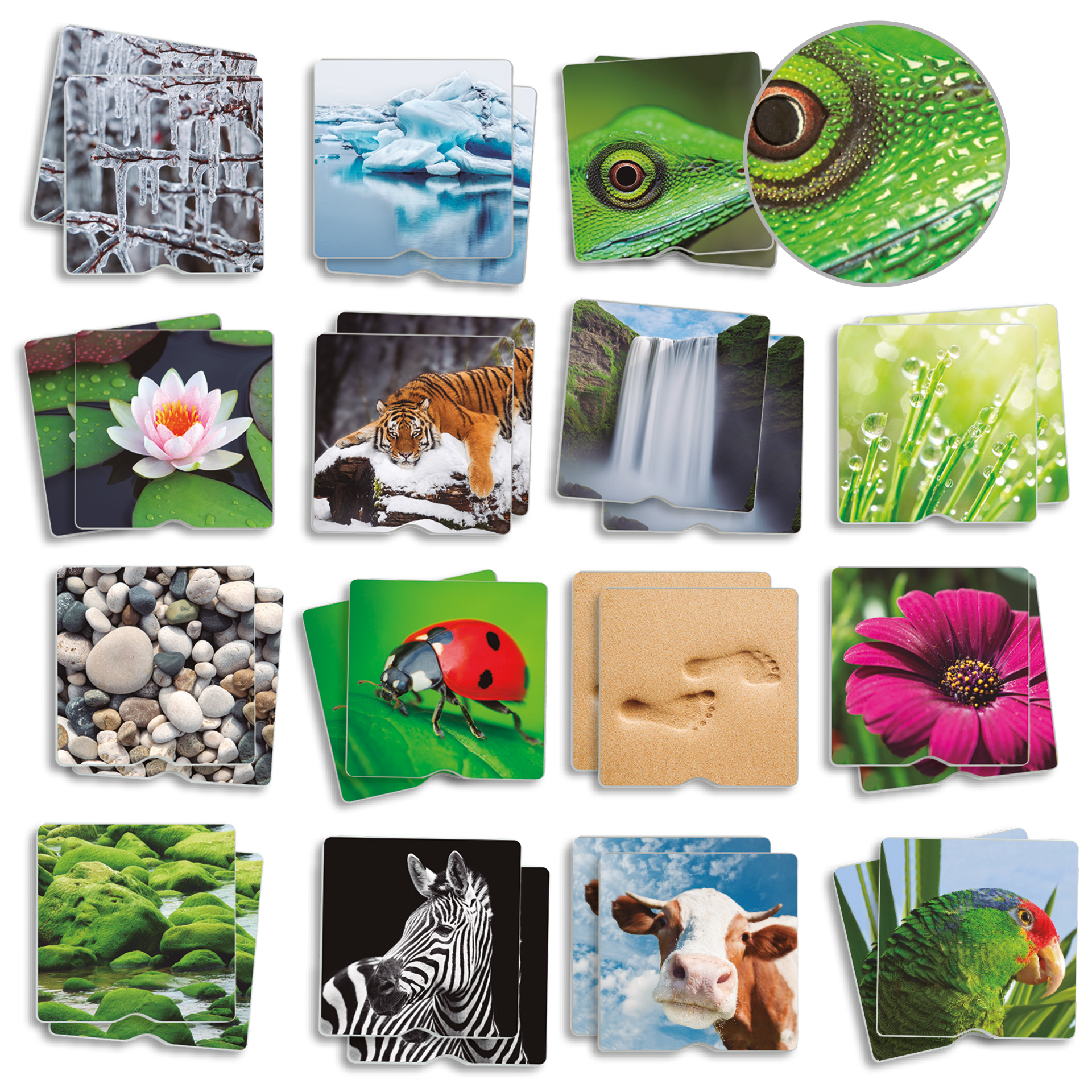 TimeTEX Taktiles Natur-Memospiel, 34-tlg.