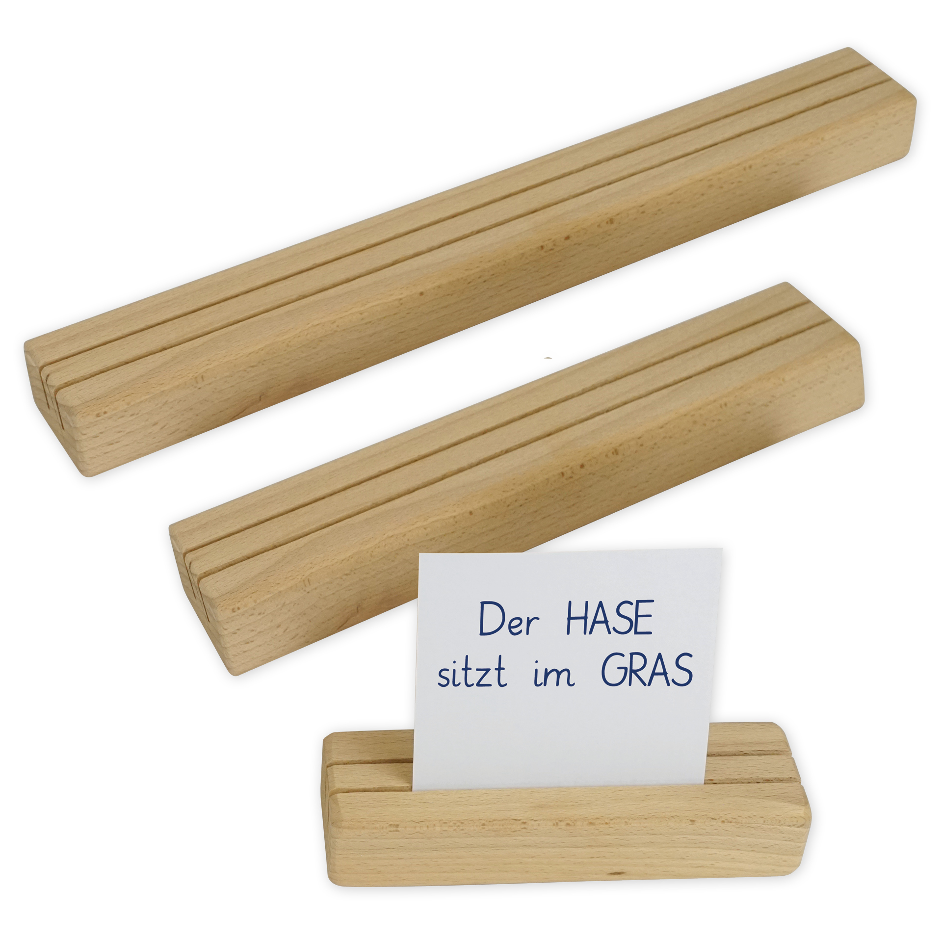 Hållarblock i bokträ, 25 cm