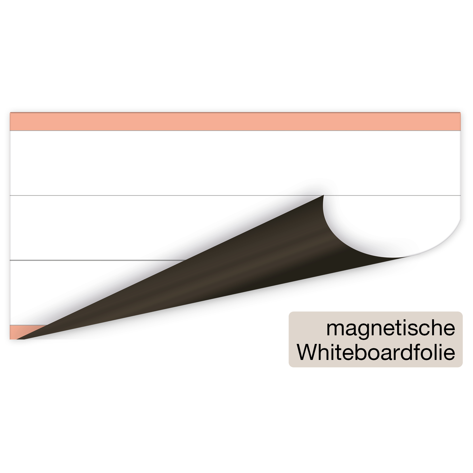Whiteboard-Skrivfält 3-delat, magnetiskt, 2 delar
