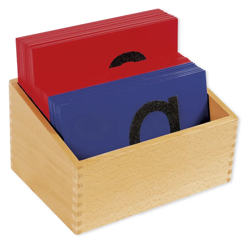 TimeTEX Sandpapier Kleinbuchstaben "Montessori Premium"