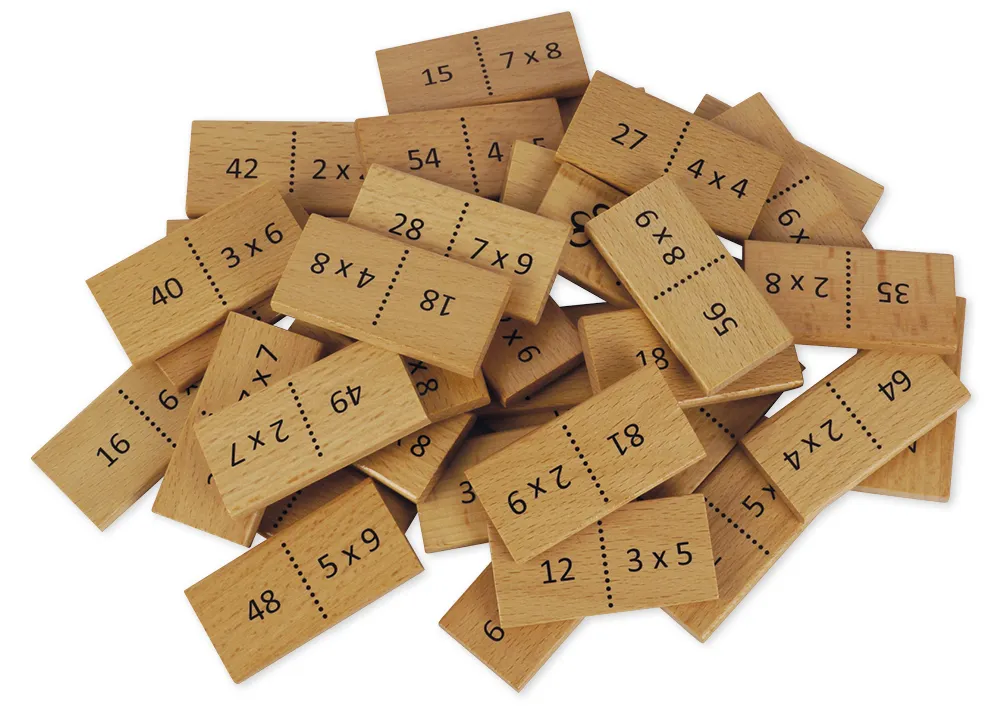 Leerspel "Mathemino Vermenigvuldigen" 37-delig