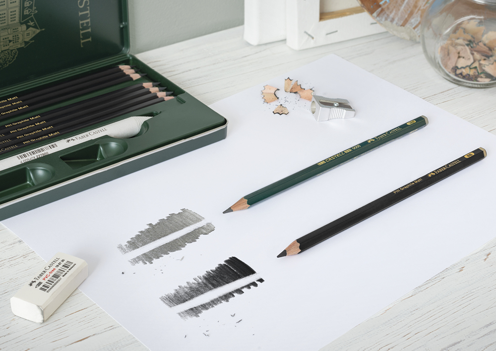 Set Faber-Castell "Pitt Graphite Matt", 6-tlg. Set Faber-Castell "Pitt Graphite Matt", 6-tlg.