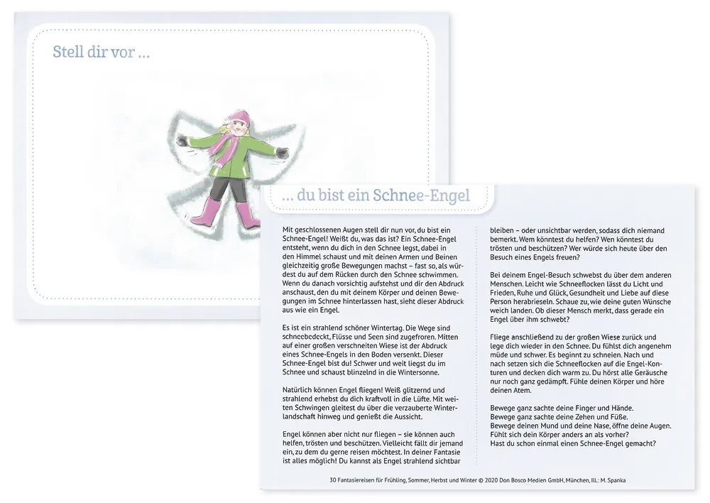 Karten-Set "30 Fantasiereisen für Frühling, Sommer, Herbst und Winter"