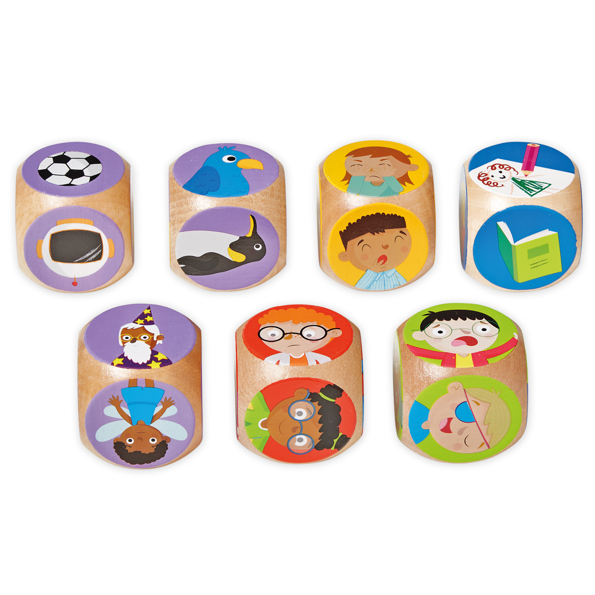 Lernspiel "Gefühle würfeln", 8-tlg.