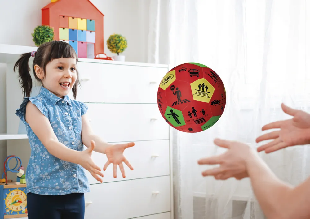 Lernspiel-Ball "Pello" - Verkehrs-Erziehung Lernspiel-Ball "Pello" - Verkehrs-Erziehung