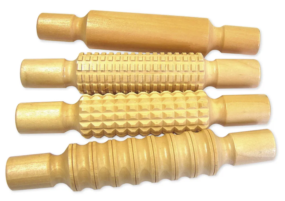 Musterrollen aus Holz, 4-tlg.