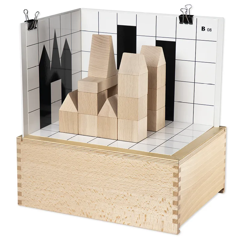 Set Schatten-Vorlagen für Schattenbauspiel, 20 Stück