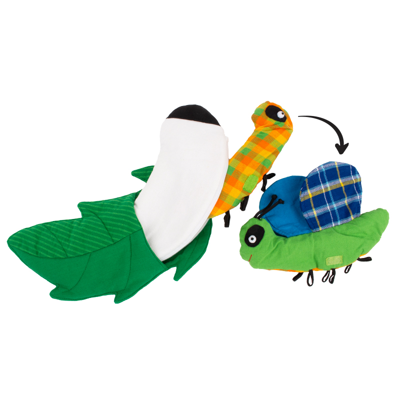 Hagemann Stoffmodell Lebenszyklus Schmetterling (3-tlg.)