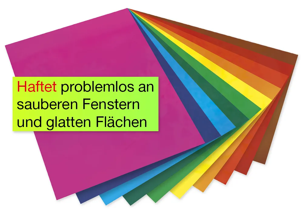 Fensterfolie 35x50 cm, 10 Bogen