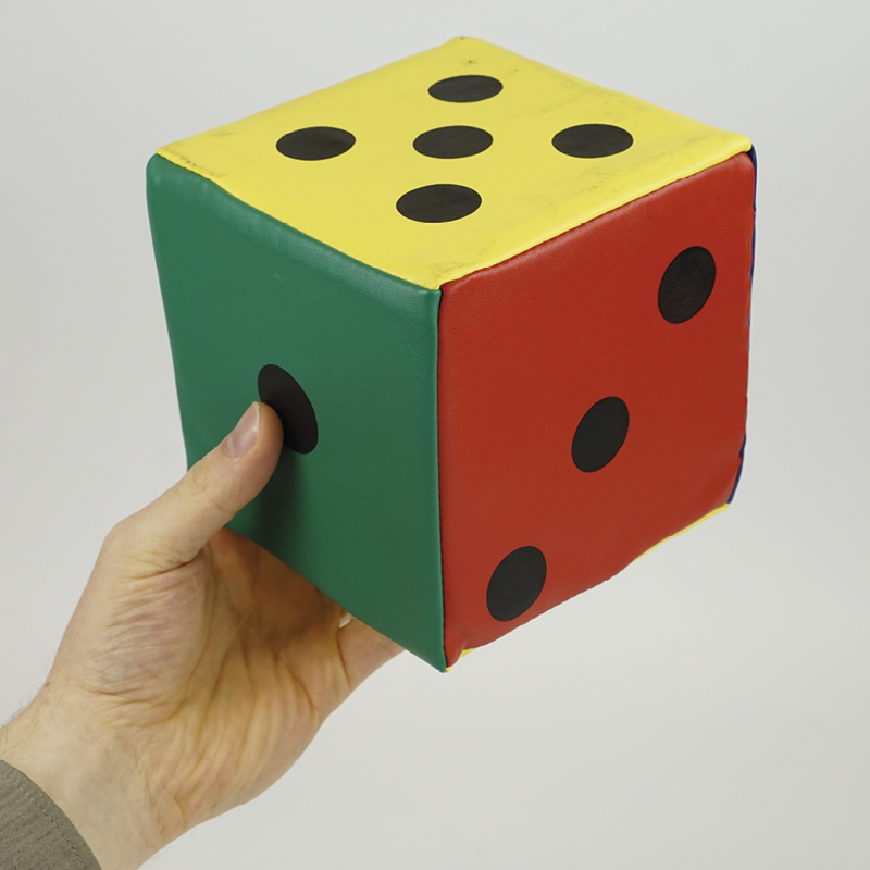 Viskkub med ögon L, 14 cm