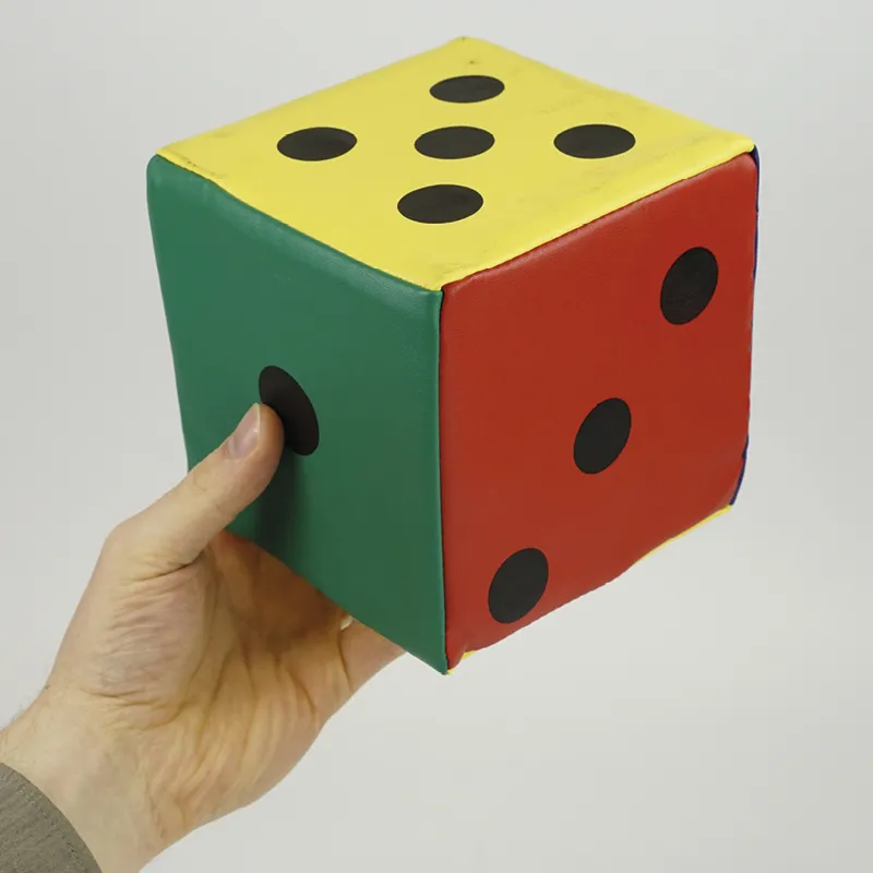 Viskkub med ögon L, 14 cm