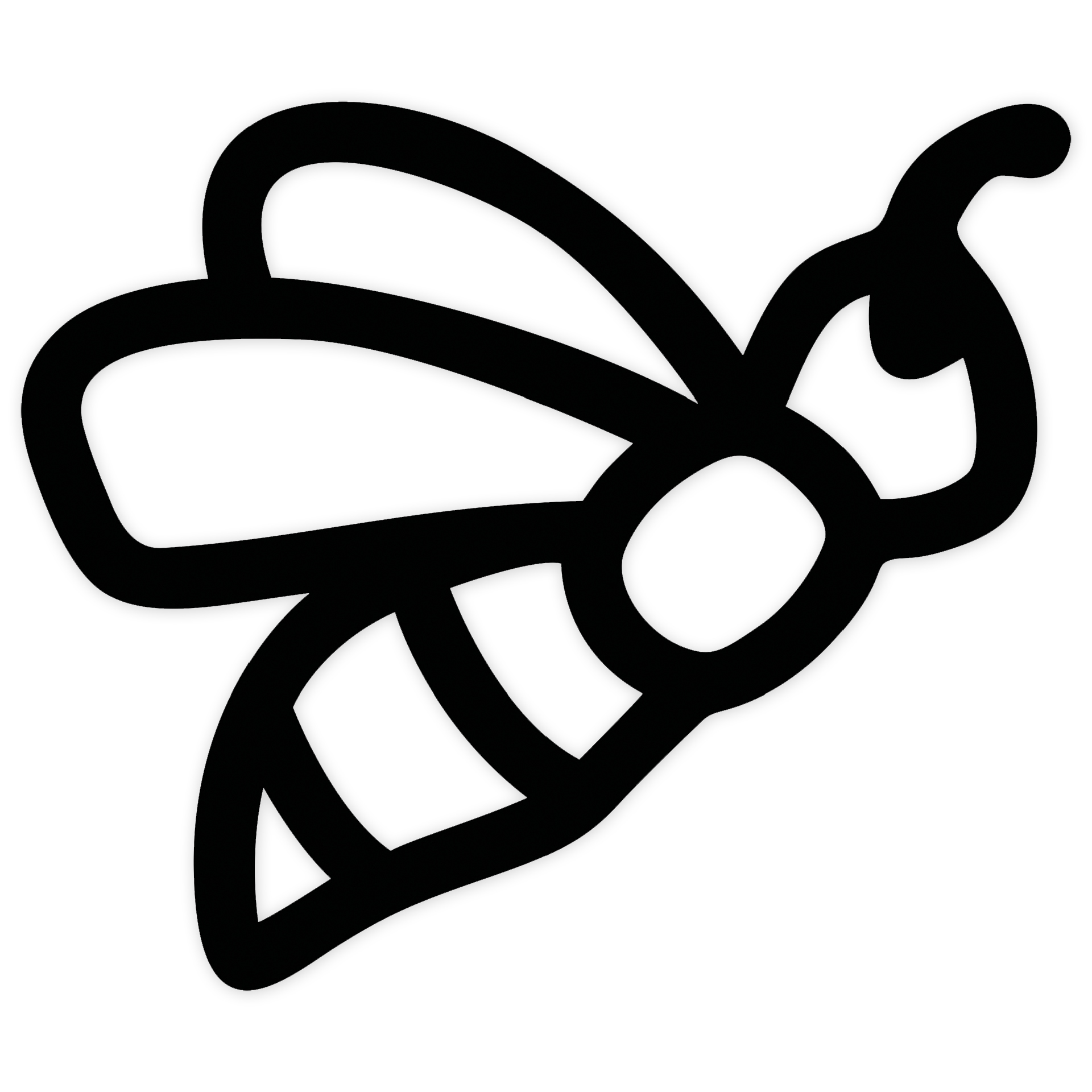 Transparentpapier-Rahmen "Insekten", 24 Stück
