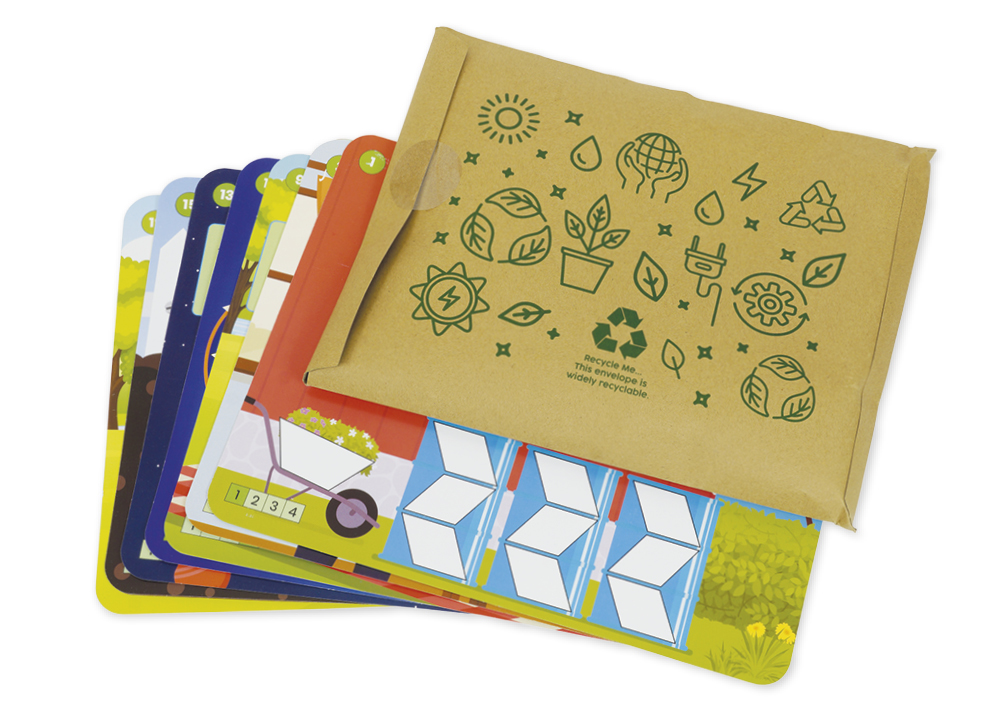 Hagemann Legespiel Geometrie "Recycling & Umweltschutz", 110-tlg.