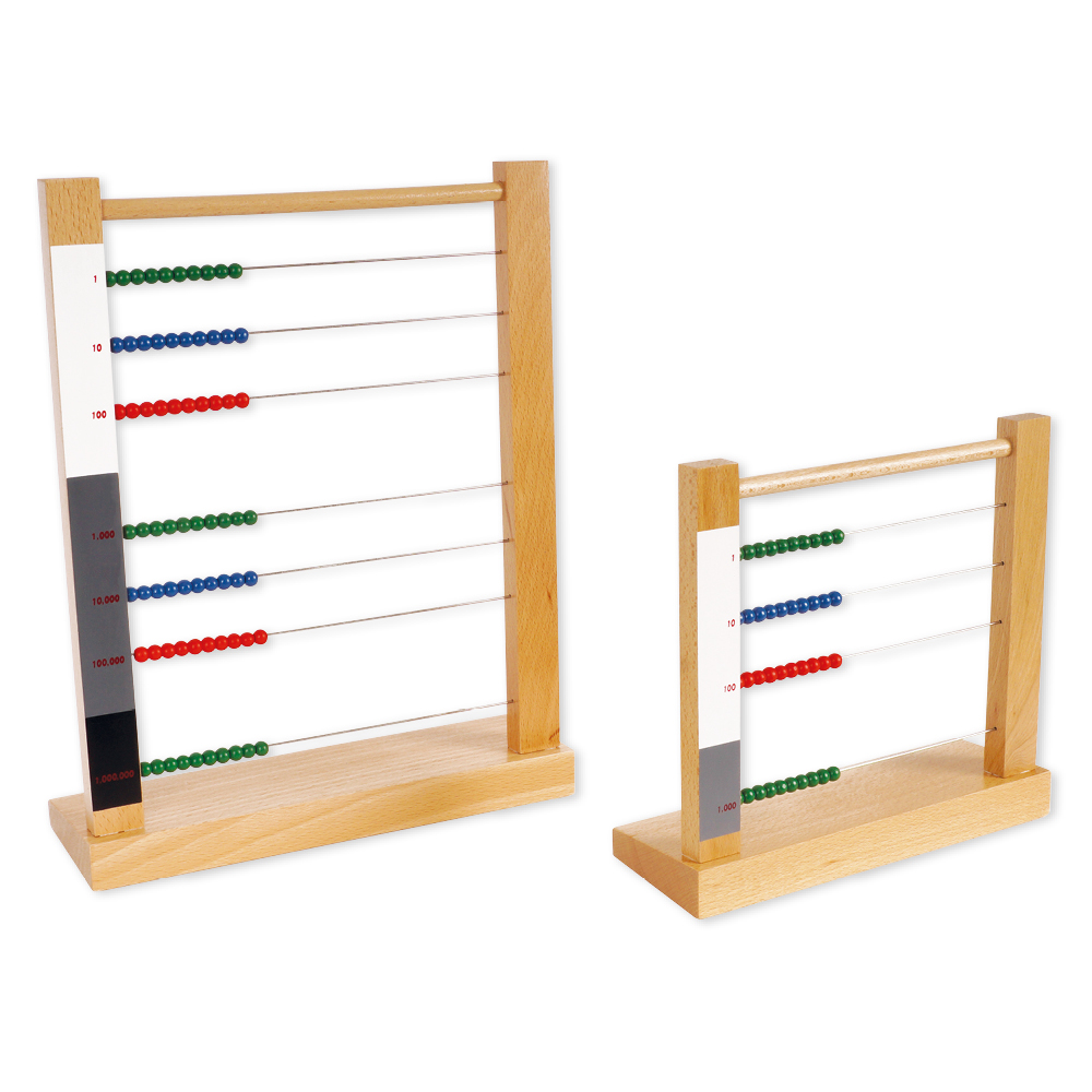TimeTEX Didelis karoliukų rėmelis "Montessori Premium"