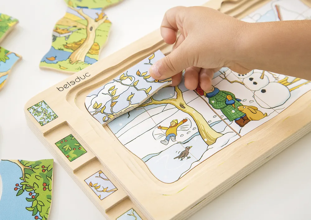 Schichten-Puzzle "Vier Jahreszeiten", 36-tlg.