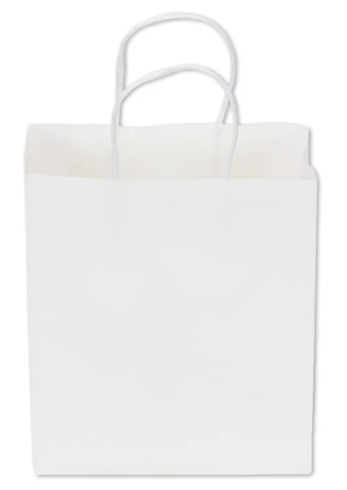 Papiertüten mit Henkel, 16x12x5 cm, 20 Stück