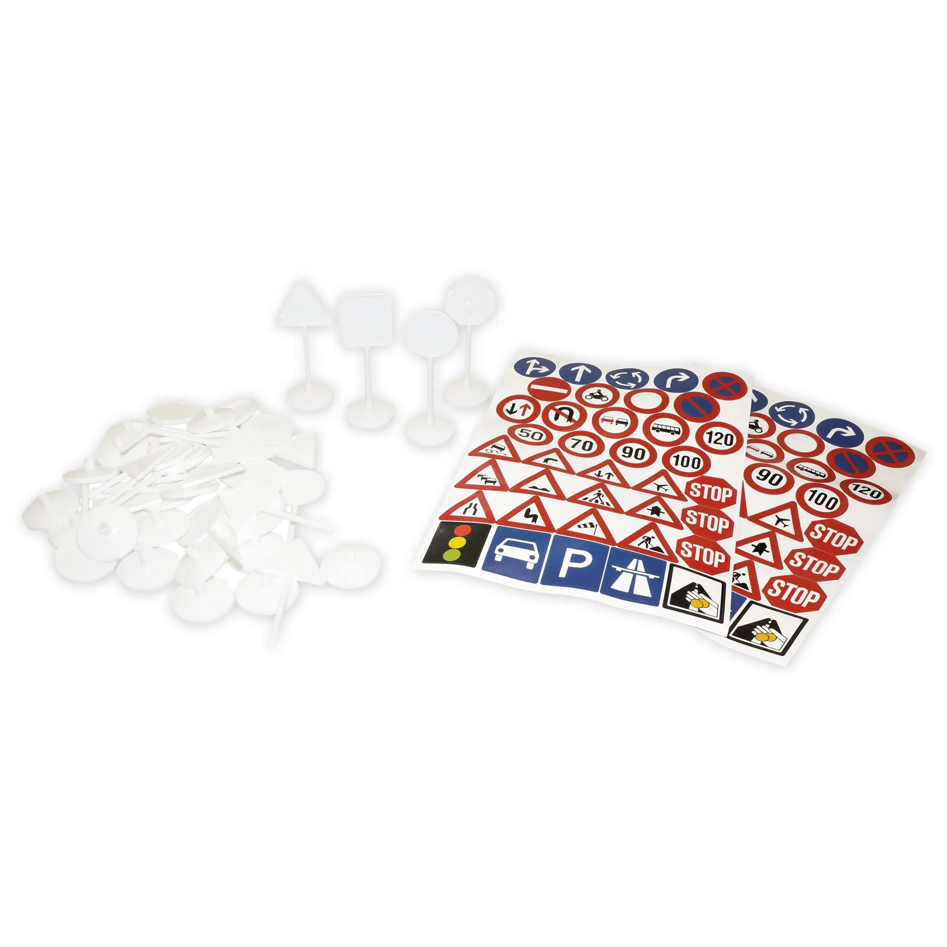 Set "Verkehrsschilder" Mini, 100-tlg.
