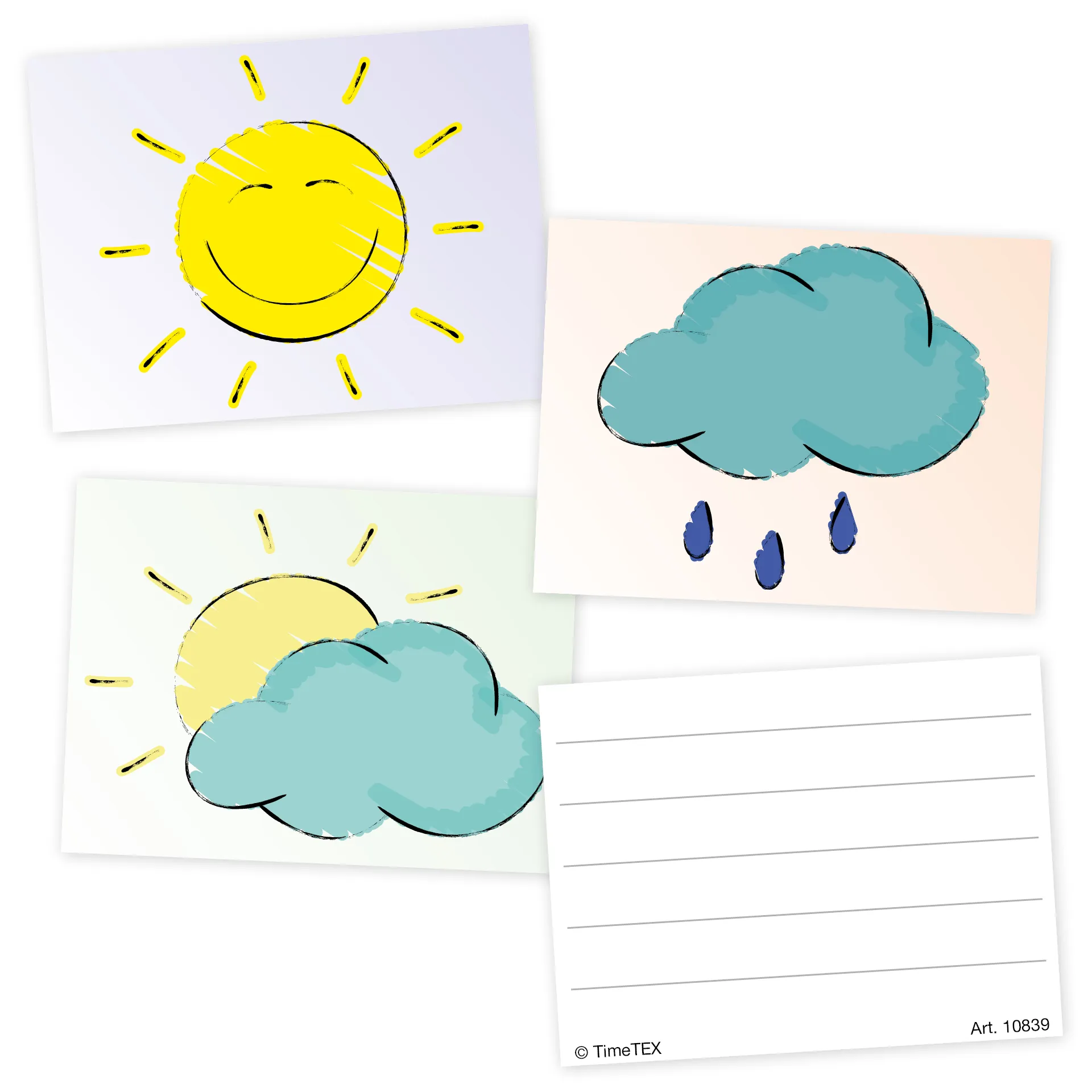 TimeTEX beteendekort i ficka, 110 st