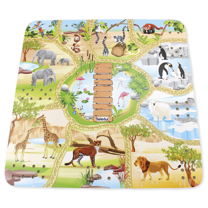 beleduc Lernspiel "Joe's Zoo", 96-tlg.