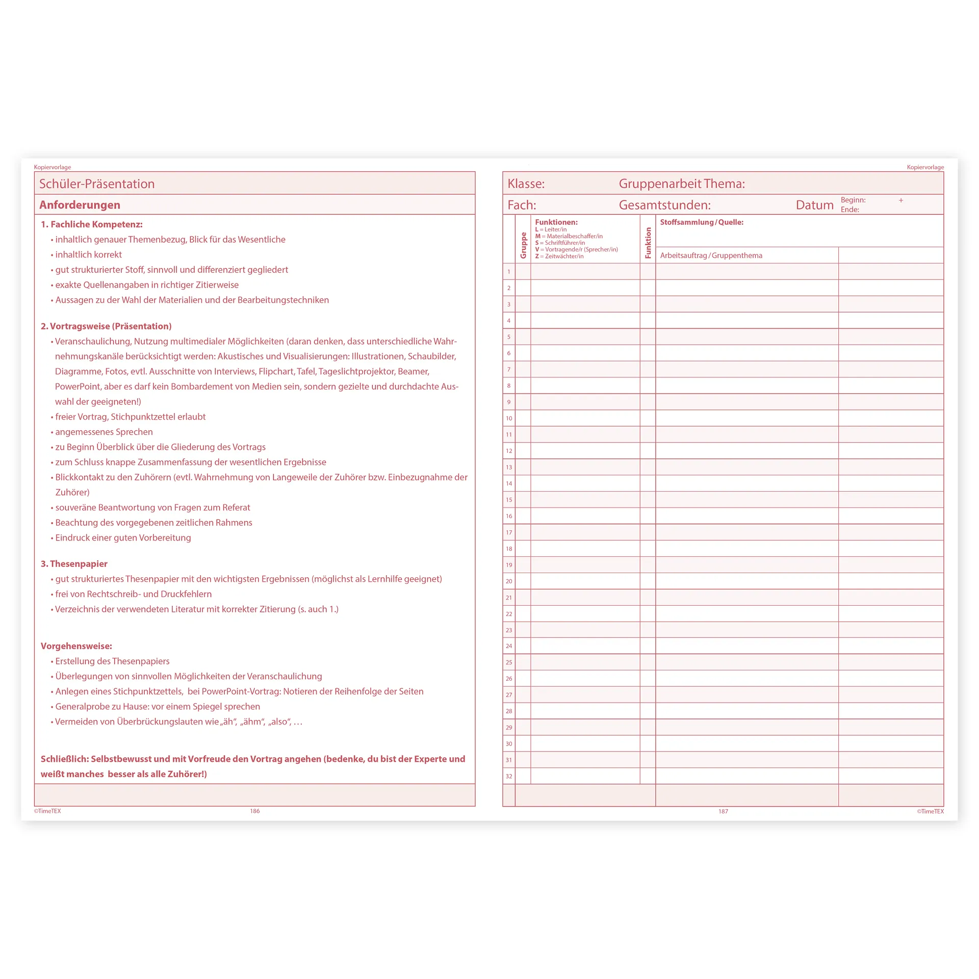 TimeTEX Referendariats-Planer "Completo" A4-Plus