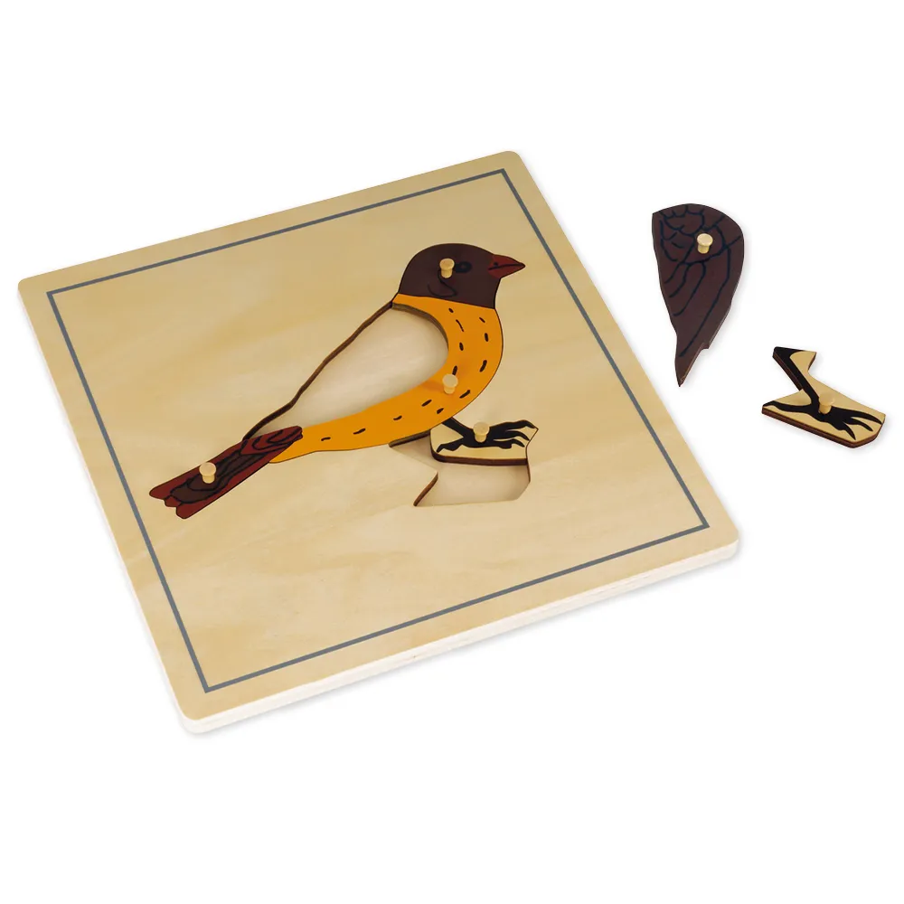 TimeTEX Puzzle pták "Montessori Premium"