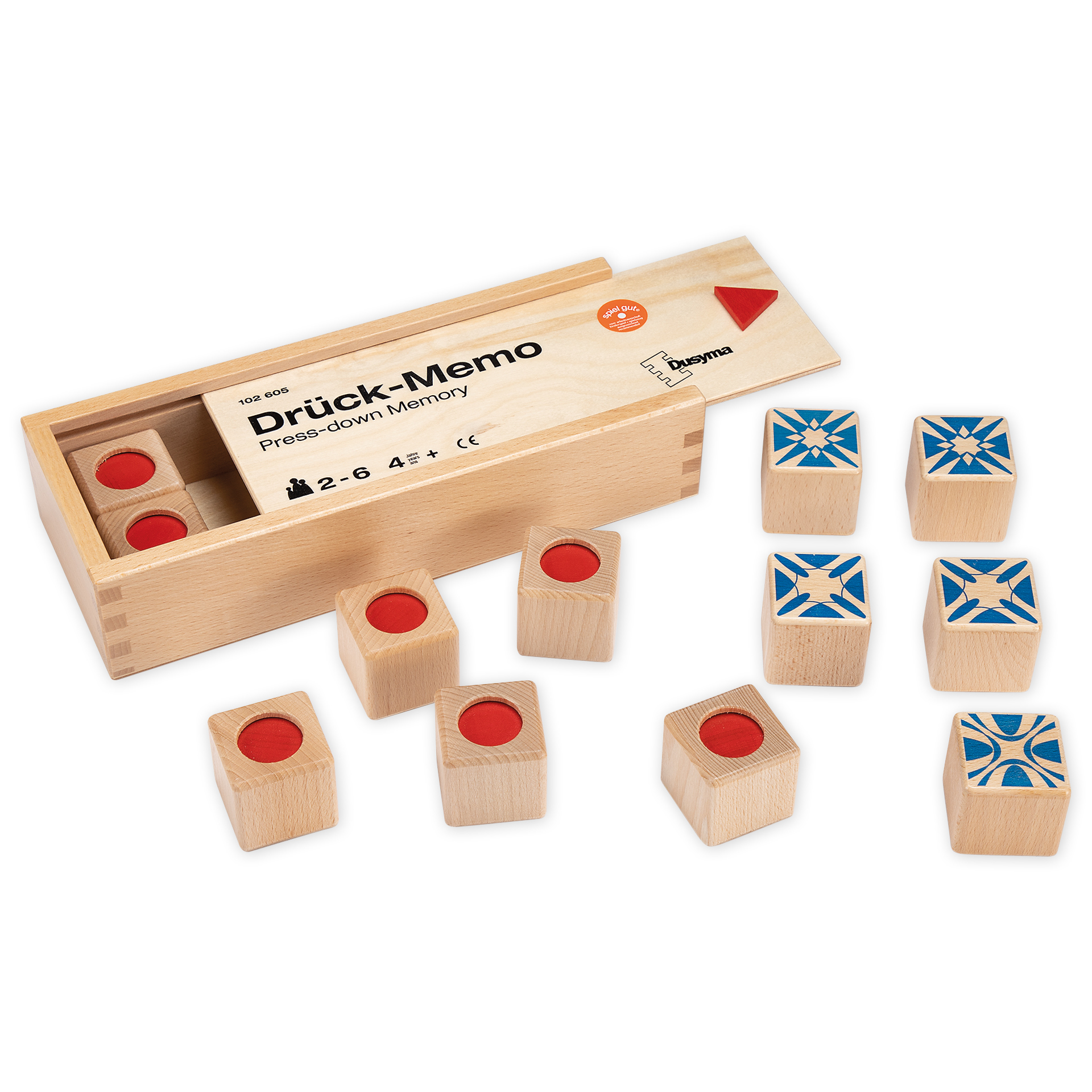 TimeTEX Drück-Memospiel, 13-tlg.