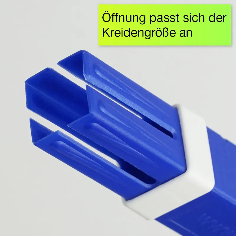 TimeTEX Kreidehalter vierkant für 13 mm ø 