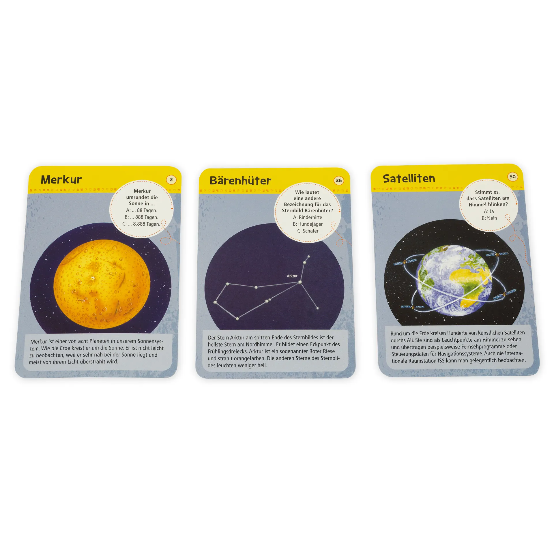 Karten-Set "50 Sternbilder & Planeten - entdecken und bestimmen"