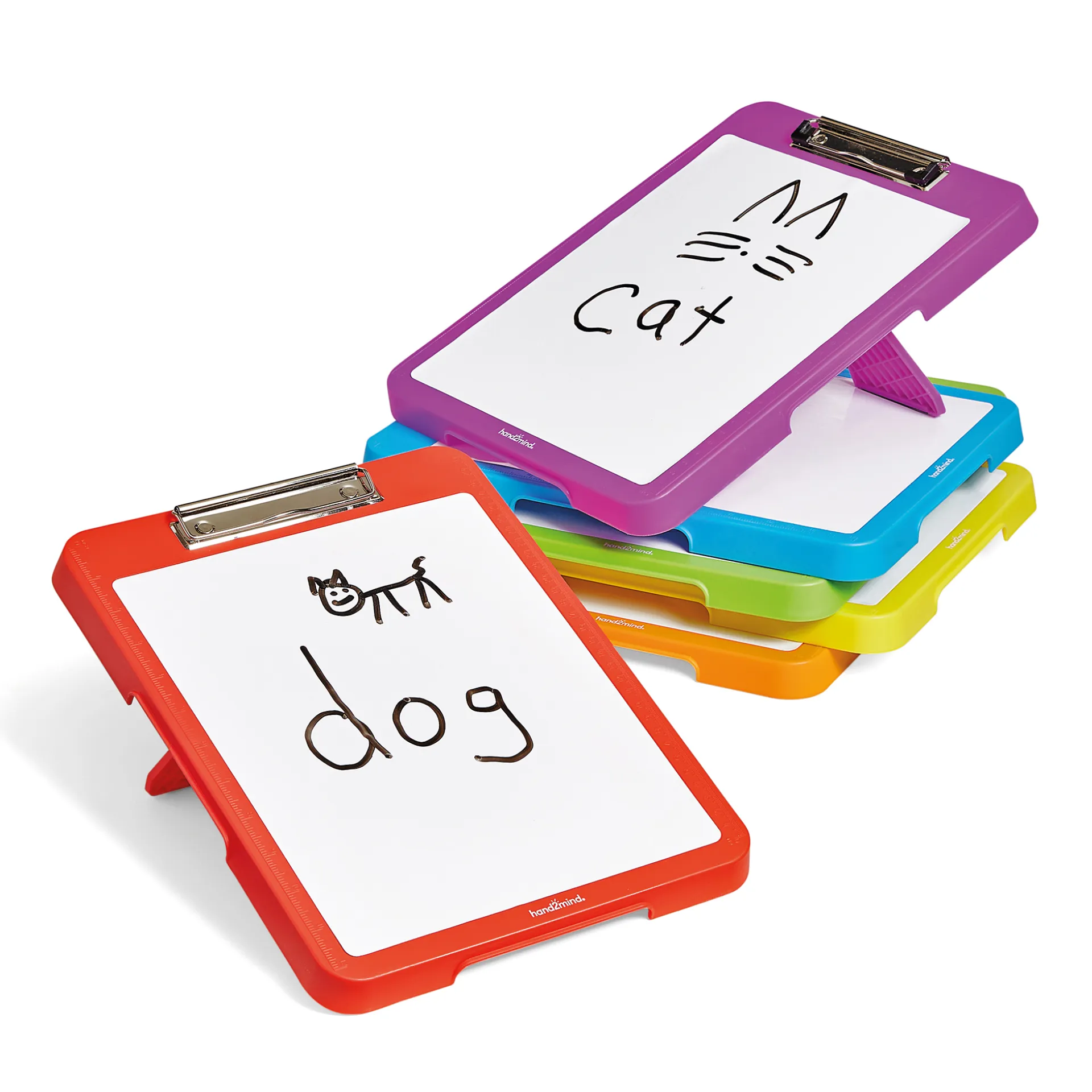 Wisbordjes met klembord, set 6 stuks