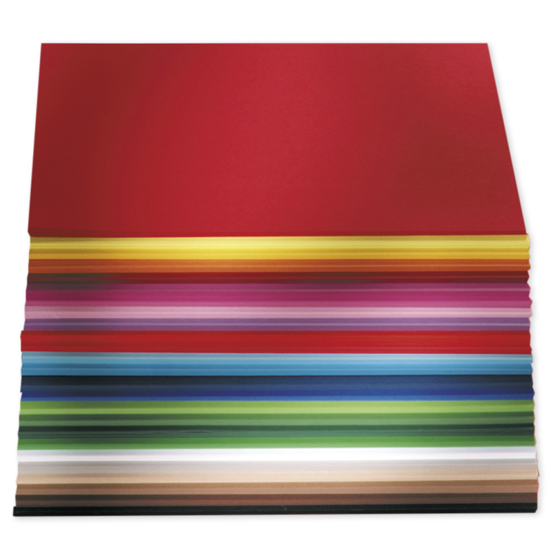 Tonpapier A4, 130g/m², 500 Blatt in 25 Farben