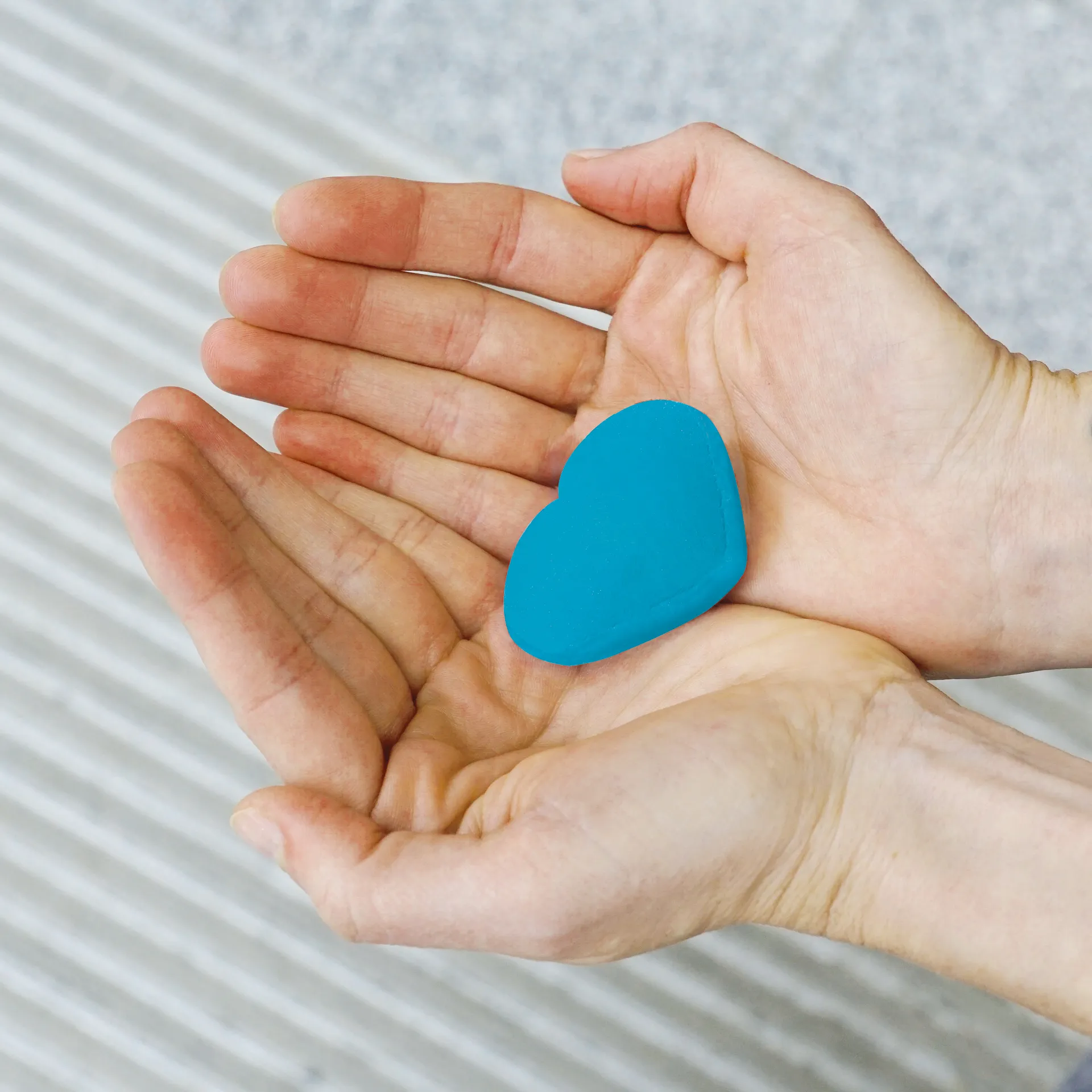 Soft-Knete "Knetä" in Herzform, vegan, 80 Stück