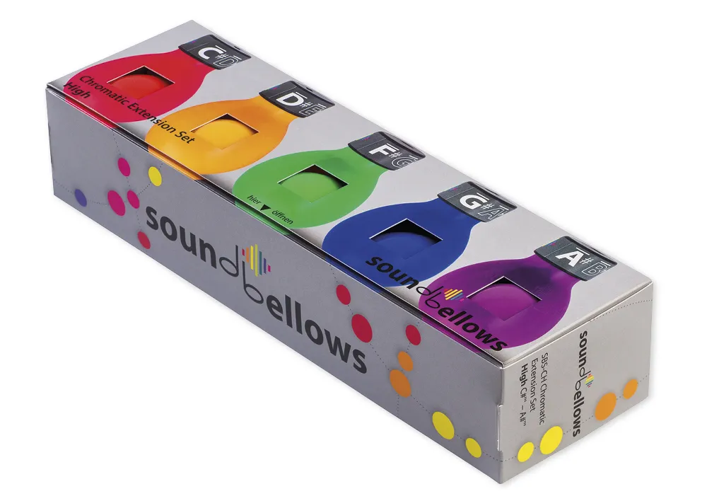 Soundbellows High - Chromatisches Ergänzungsset, 5-tlg.