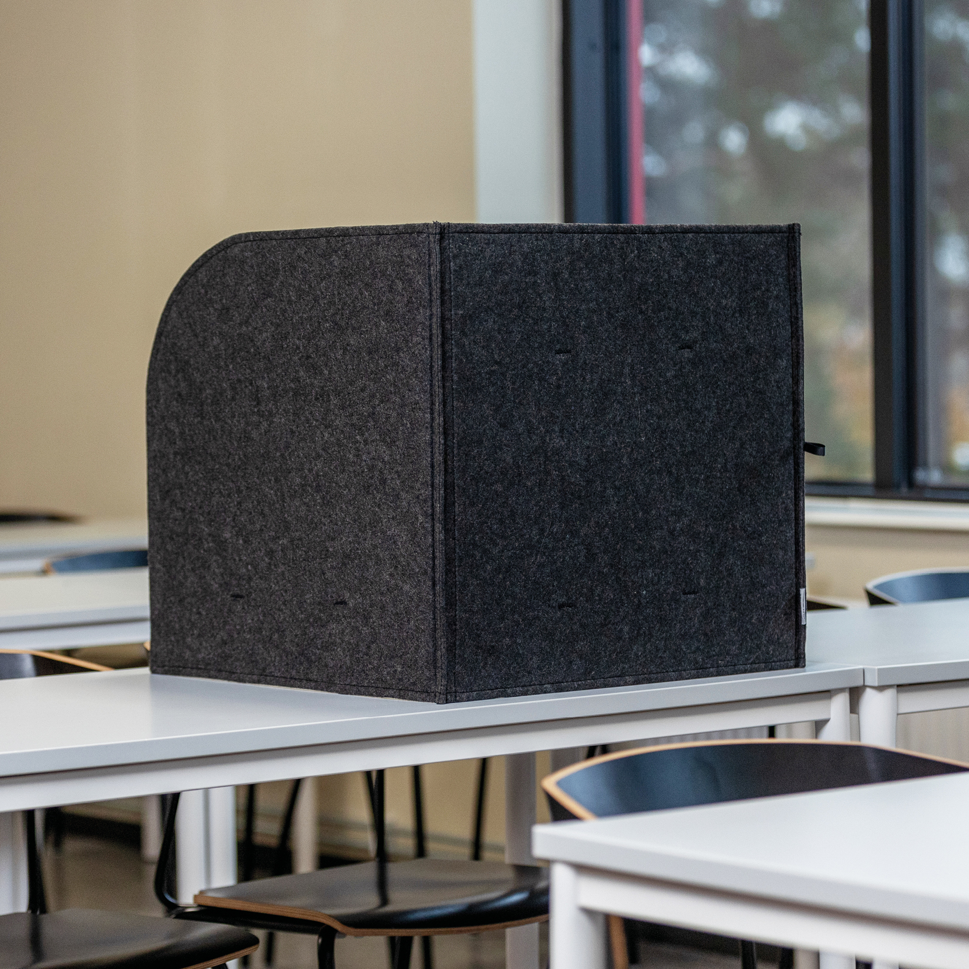 Sichtschutz-Kabine "Deluxe", zusammenklappbar, schalldämpfend