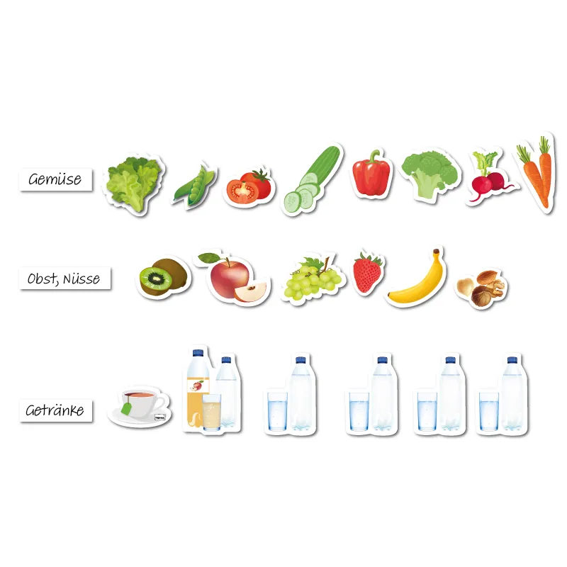 Magneți cu produse alimentare, 53 de piese