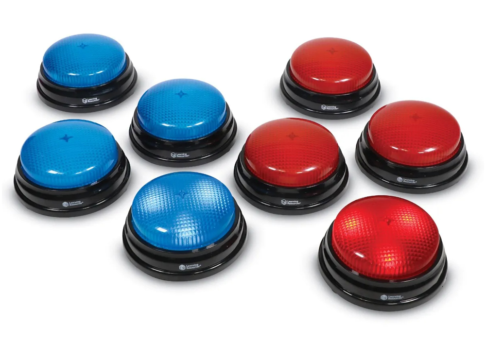 Buzzers Rouge Et Bleu 8 Pcs Buzzers Sonores Et Lumineux 62634 buzzers-rouge-et-bleu-8-pcs-buzzers-sonores-et-lumineux-62634