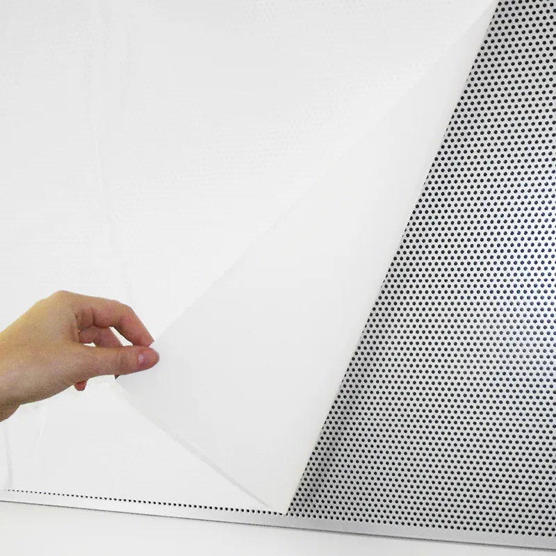 Whiteboardfolie statisk, 20 m på rulle, vit glans, avtorkningsbar