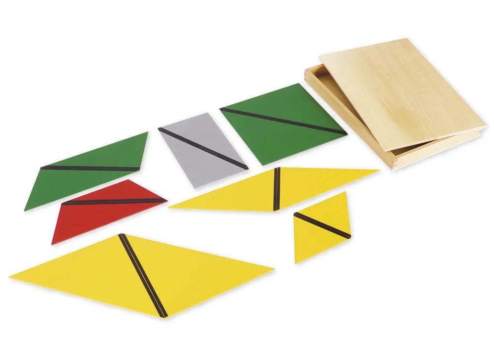 5 boîtes de triangles constructeurs TimeTEX « Montessori Premium »