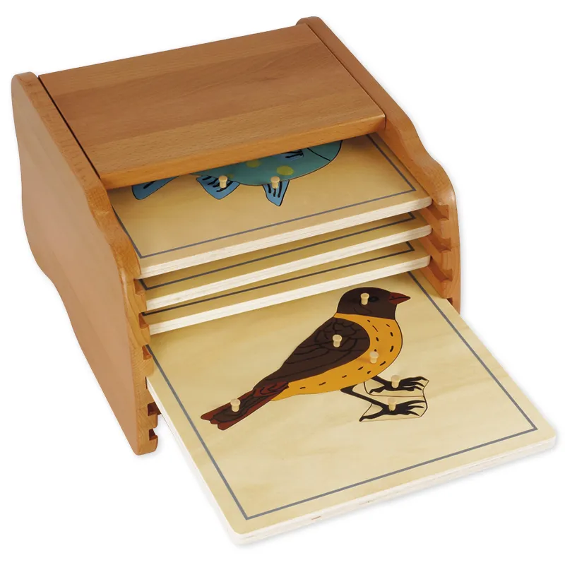 TimeTEX står for 6 dyrepuslespil "Montessori Premium"