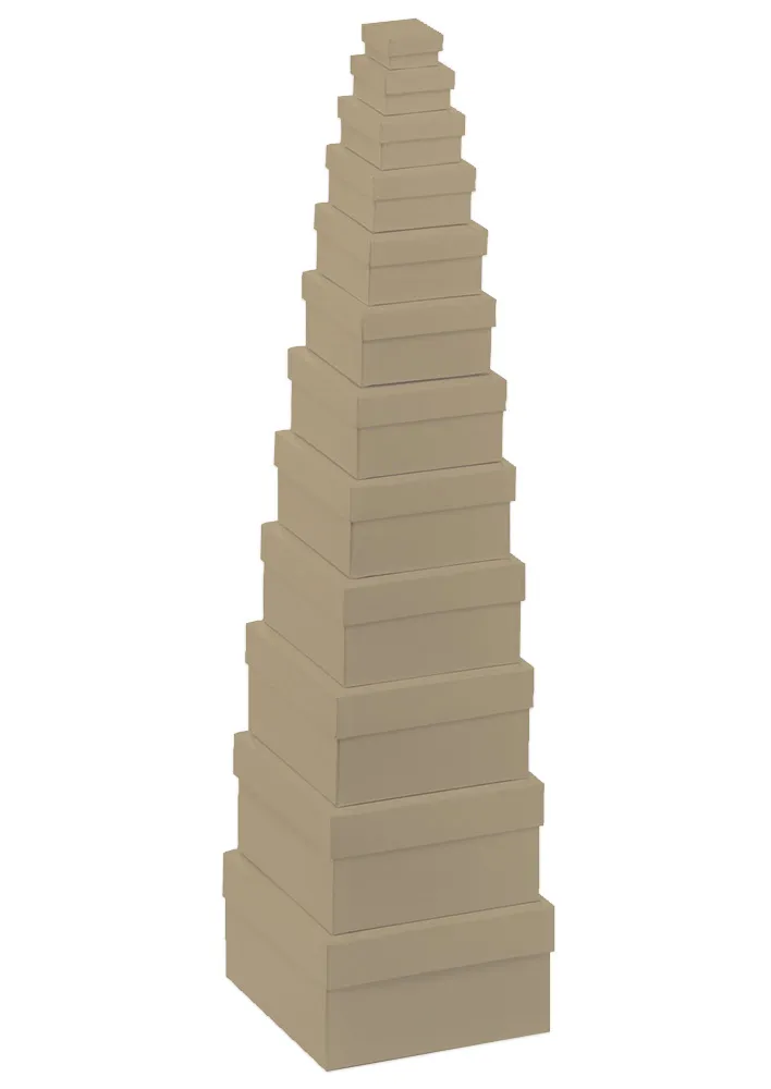 Aufbewahrungs-Karton „Box in Box“, 12-tlg.