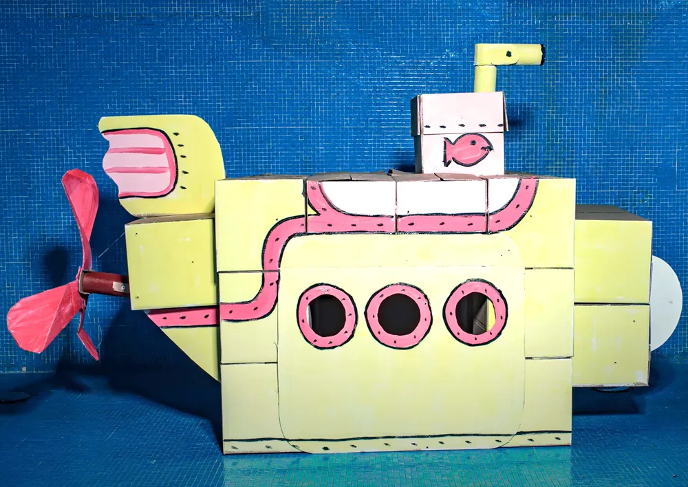 Bastelset "Upcycling - Bauwerke aus Altkarton"