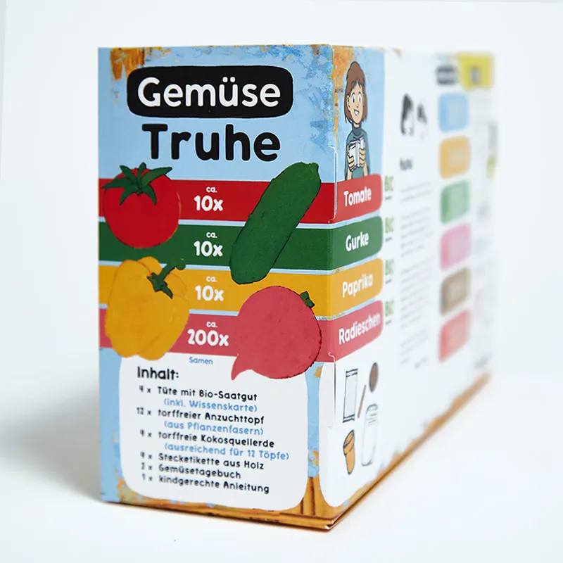 Pflanzset "Anni & Yukis Gemüsetruhe", 26-tlg.