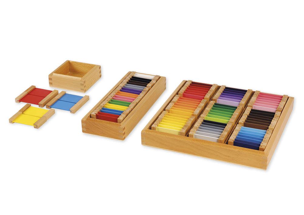 TimeTEX Farbtäfelchen, Satz 1, 3 Paare "Montessori Premium" TimeTEX Farbtäfelchen, Satz 1, 3 Paare "Montessori Premium"